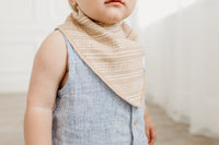 Copper Pearl Baby Bandana Bibs | Peanut