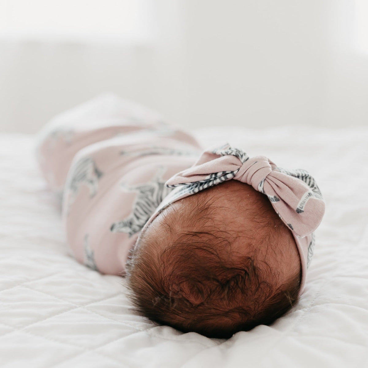 Copper Pearl Knit Swaddle Blanket | Zella