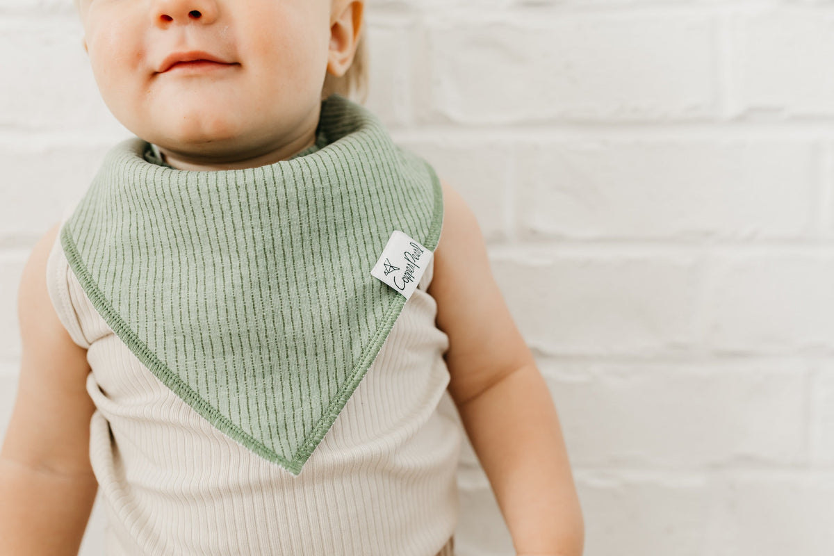 Copper Pearl Baby Bandana Bibs | Peanut