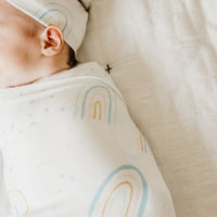 Copper Pearl Knit Swaddle Blanket | Skye