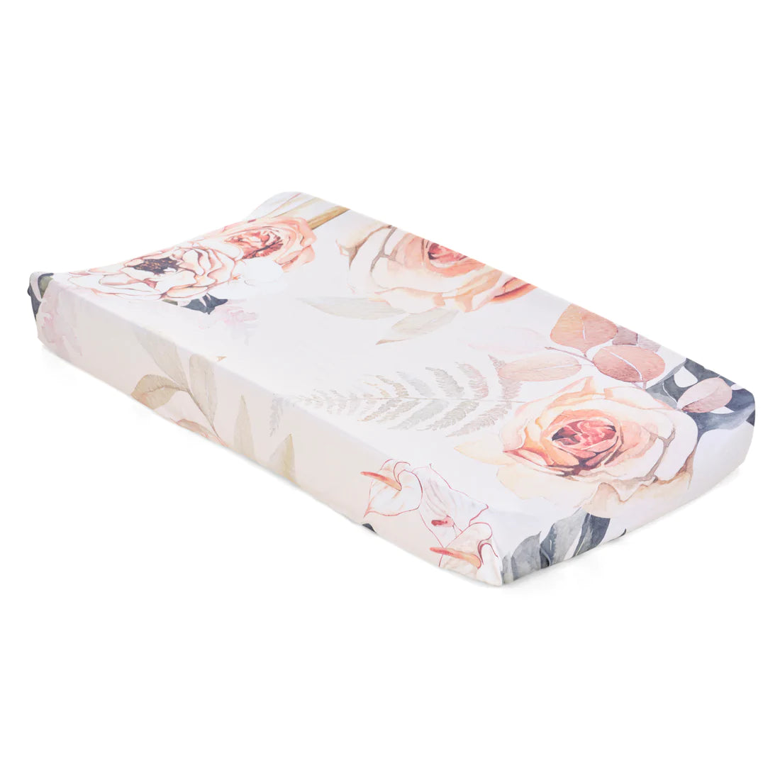 OILO VINTAGE BLOOM JERSEY CHANGING PAD COVER