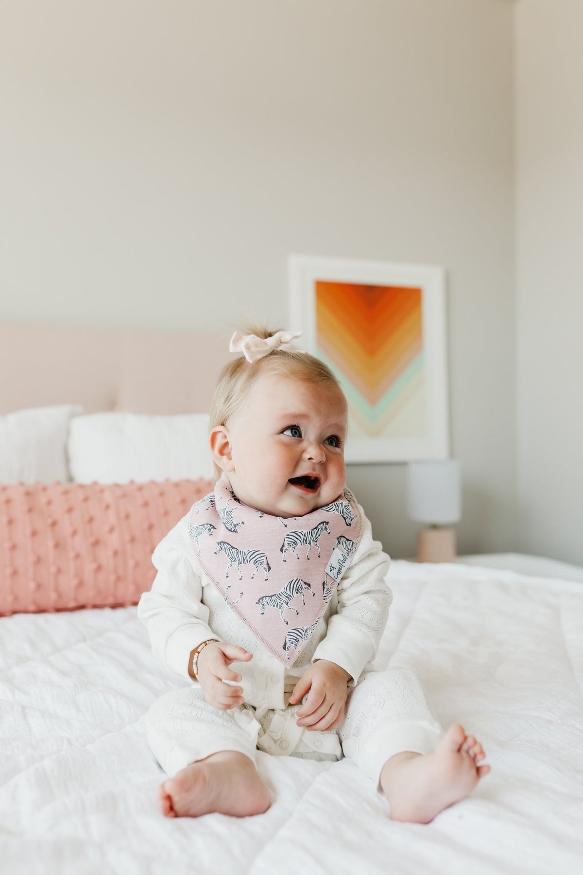 Copper Pearl Baby Bandana Bibs | Zella