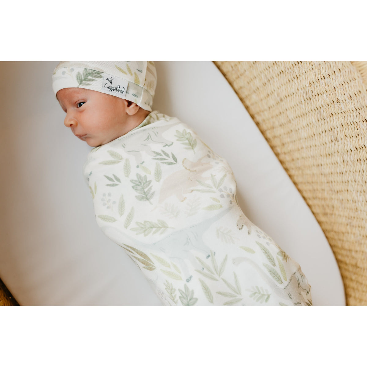 Copper Pearl Knit Swaddle Blanket | Rex