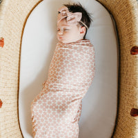 Copper Pearl Knit Swaddle Blanket | Star