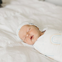 Copper Pearl Knit Swaddle Blanket | Skye