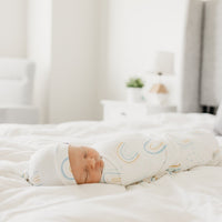 Copper Pearl Knit Swaddle Blanket | Skye