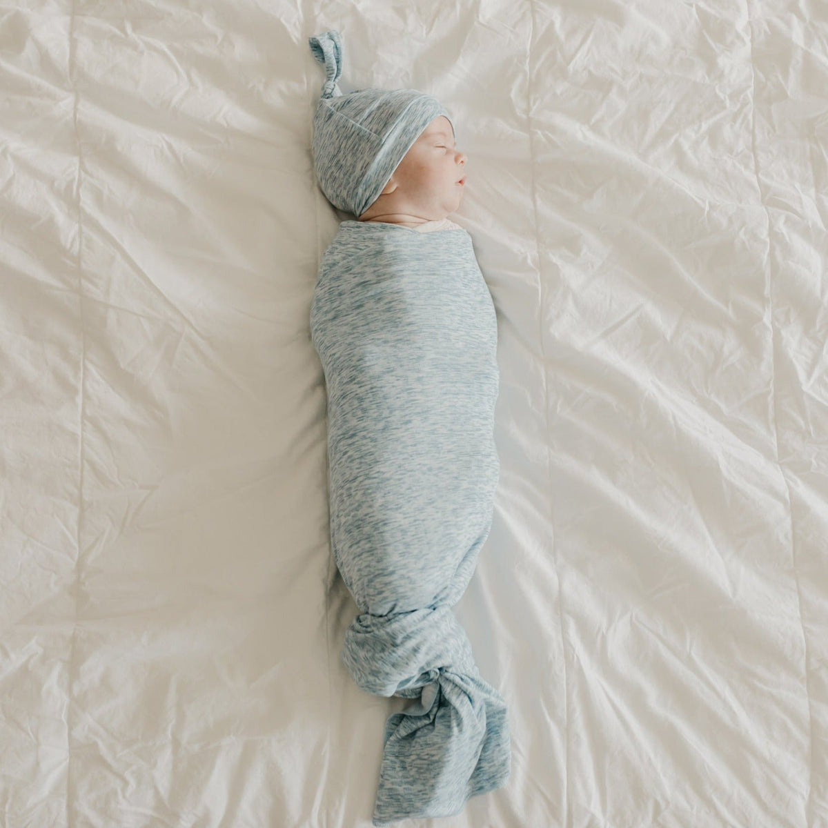 Copper Pearl Knit Swaddle Blanket | Lennon