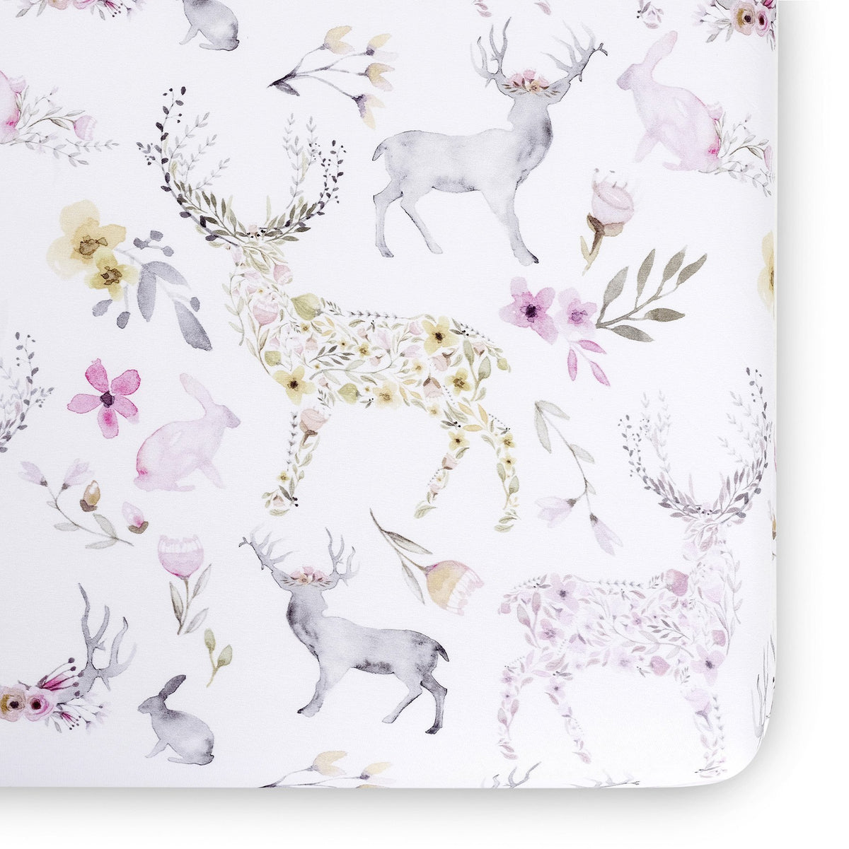 Oilo Jersey Crib Sheet - Fawn