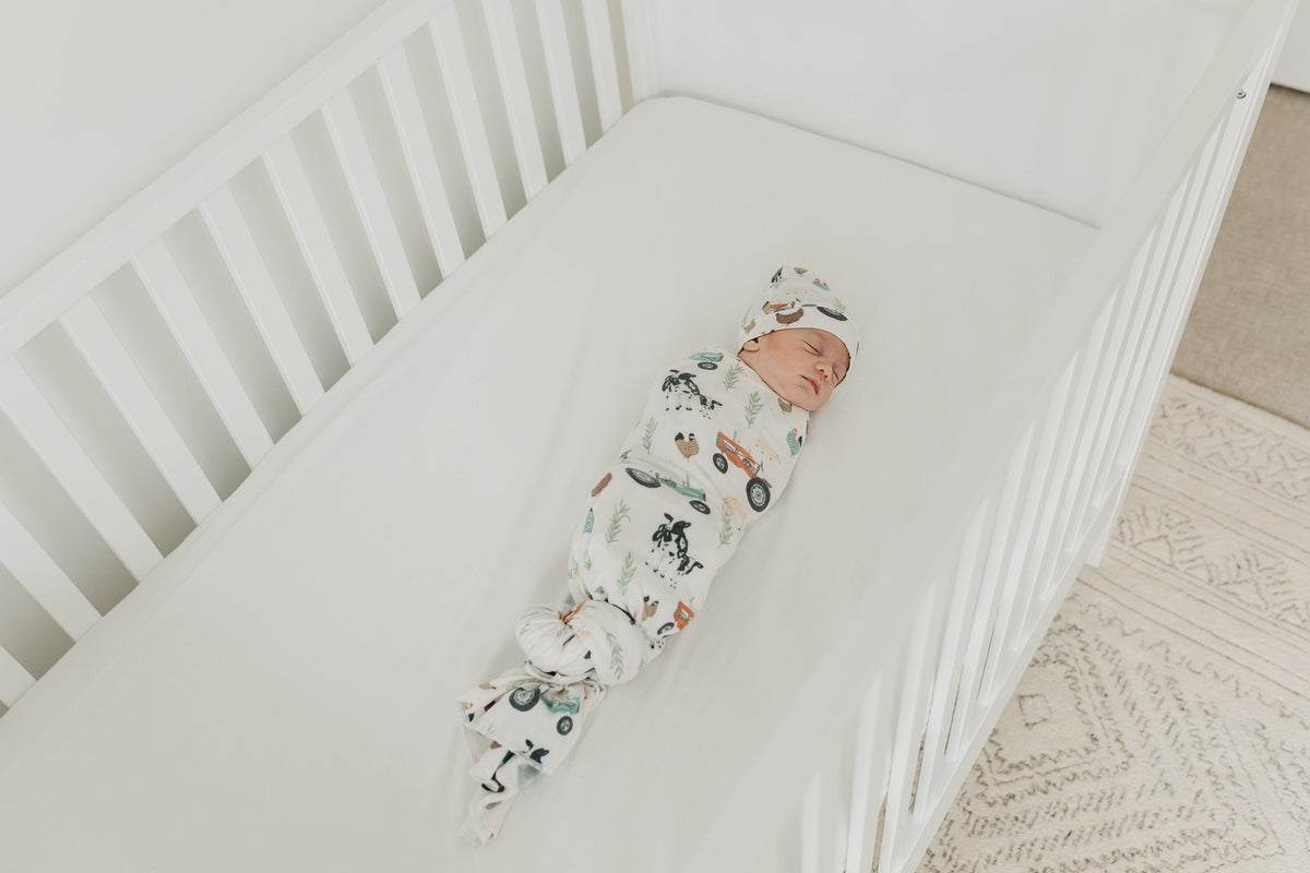 Copper Pearl Knit Swaddle Blanket | Jo