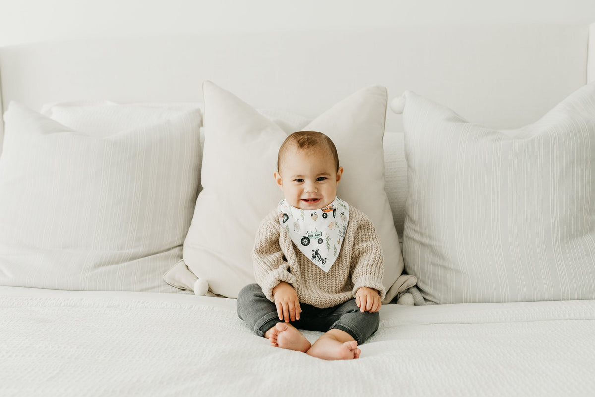 Copper Pearl Baby Bandana Bibs | Jo