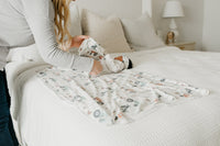 Copper Pearl Knit Swaddle Blanket | Jo