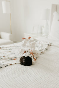 Copper Pearl Knit Swaddle Blanket | Jo