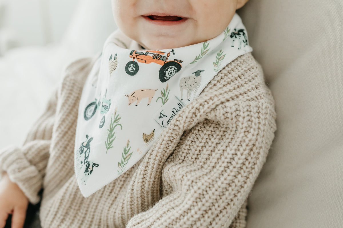 Copper Pearl Baby Bandana Bibs | Jo