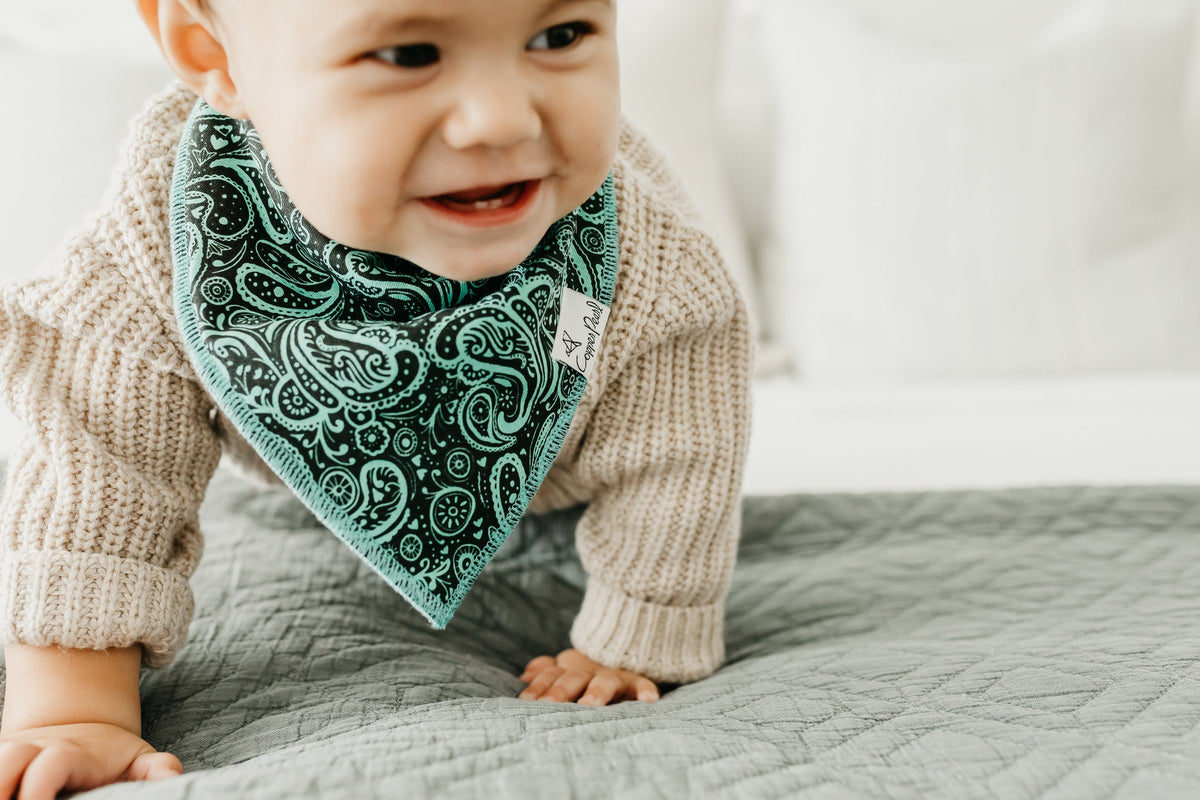 Copper Pearl Baby Bandana Bibs | Jo