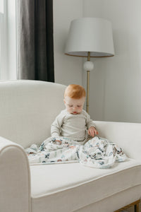 Copper Pearl Knit Swaddle Blanket | Jo