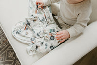 Copper Pearl Knit Swaddle Blanket | Jo