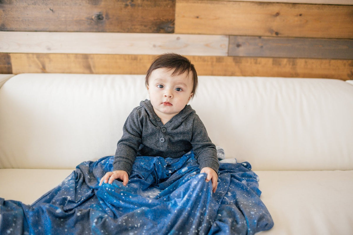 Copper Pearl Knit Swaddle Blanket - Galaxy