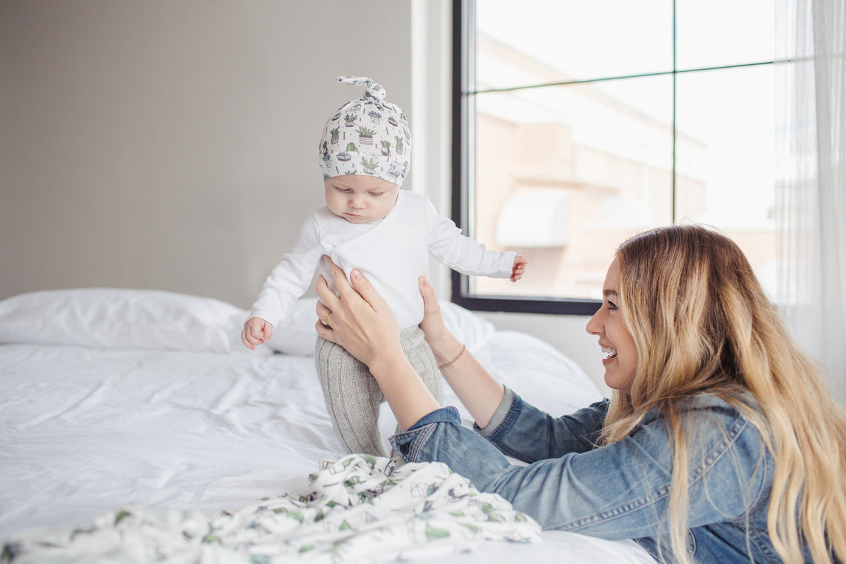 Copper Pearl Knit Swaddle Blanket - Shiloh