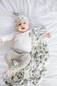 Copper Pearl Knit Swaddle Blanket - Shiloh