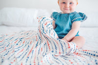 Copper Pearl Knit Swaddle Blanket - Glory