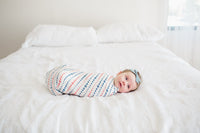 Copper Pearl Knit Swaddle Blanket - Glory