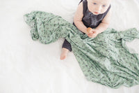 Copper Pearl Knit Swaddle Blanket - Poe