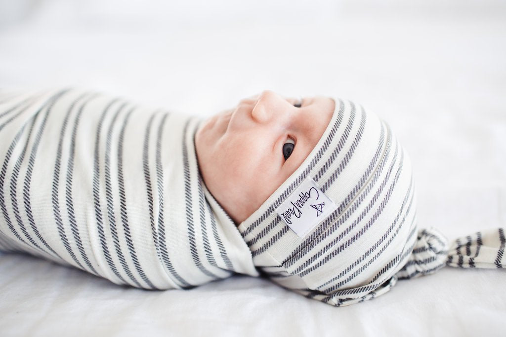 Copper Pearl Knit Swaddle Blanket - Midtown