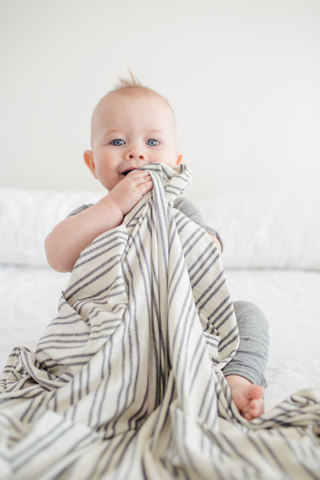 Copper Pearl Knit Swaddle Blanket - Midtown