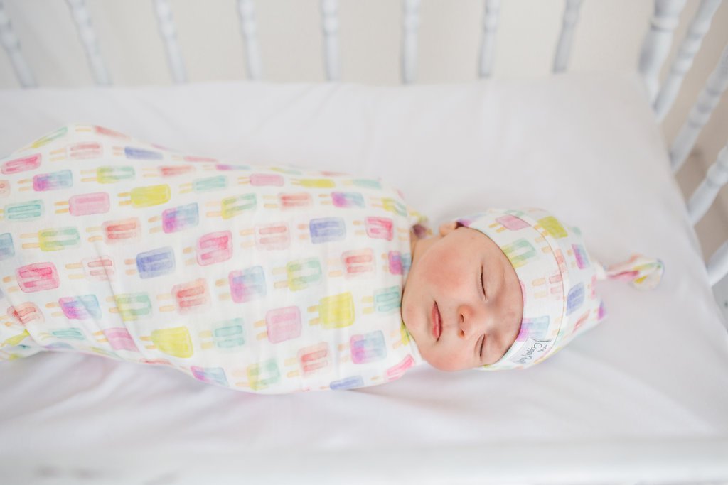 Copper Pearl Knit Swaddle Blanket - Summer