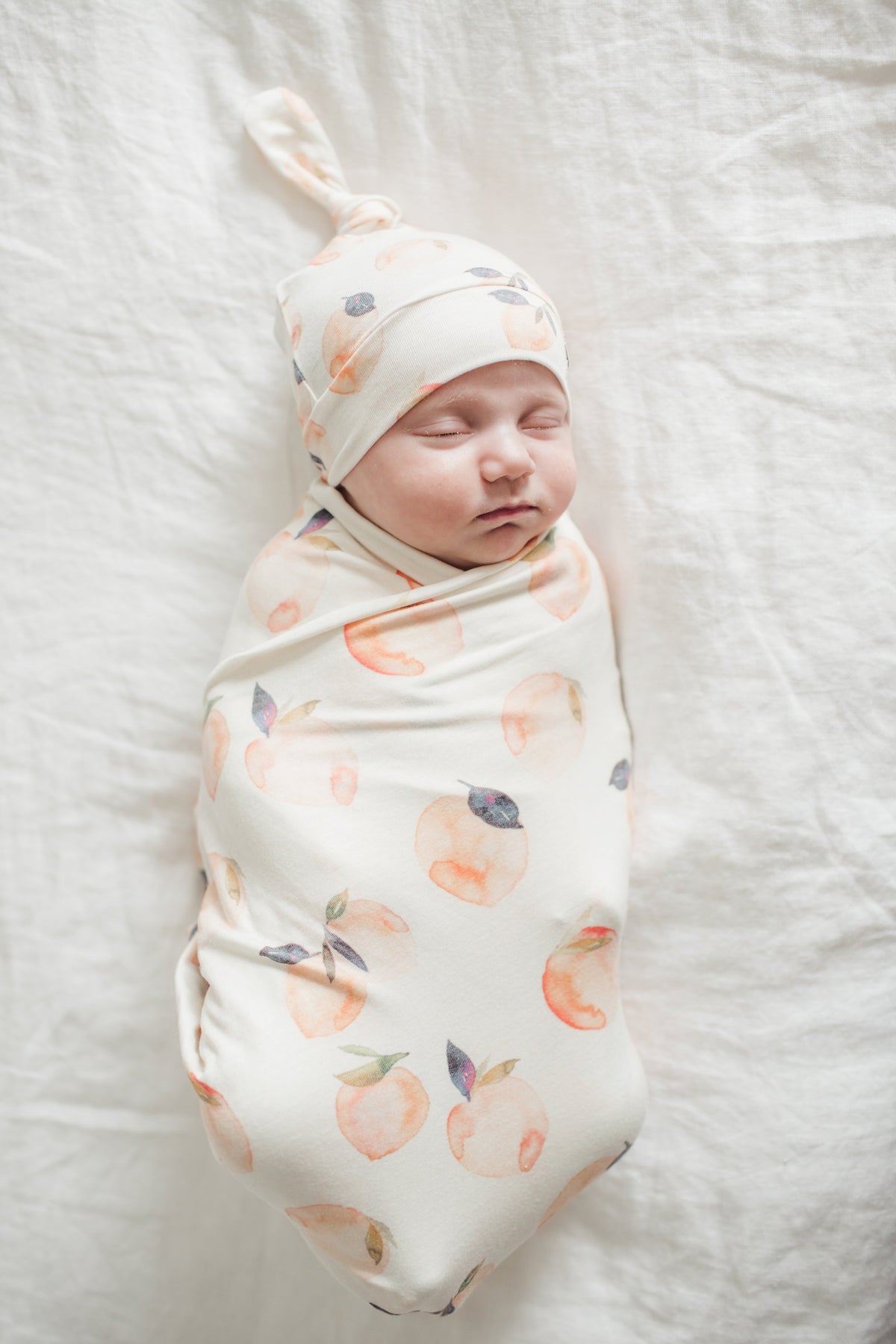 Copper Pearl Knit Swaddle Blanket - Caroline