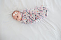 Copper Pearl Knit Swaddle Blanket - Morgan