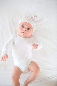 Copper Pearl Top Knot Hat - Bloom