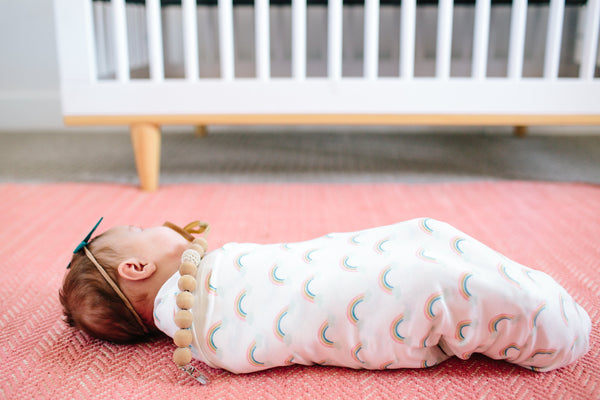 Copper Pearl Knit Swaddle Blanket - Daydream