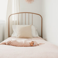 Copper Pearl Knit Swaddle Blanket | Star