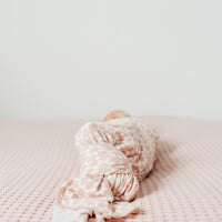 Copper Pearl Knit Swaddle Blanket | Star