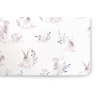 Oilo Jersey Crib Sheet - Cottontail