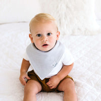 Copper Pearl Baby Bandana Bibs | Lennon