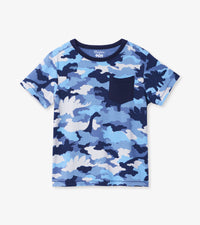 Hatley Graphic Tee - Dino Camo Pocket