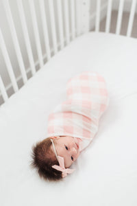 Copper Pearl Knit Swaddle Blanket - London