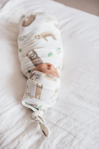 Copper Pearl Knit Swaddle Blanket - Noah