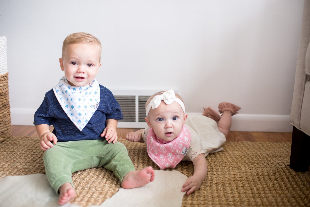 Baby Bandana Bibs - Jude - Copper Pearl - 5