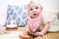 Baby Bandana Bibs - Claire - Copper Pearl - 2