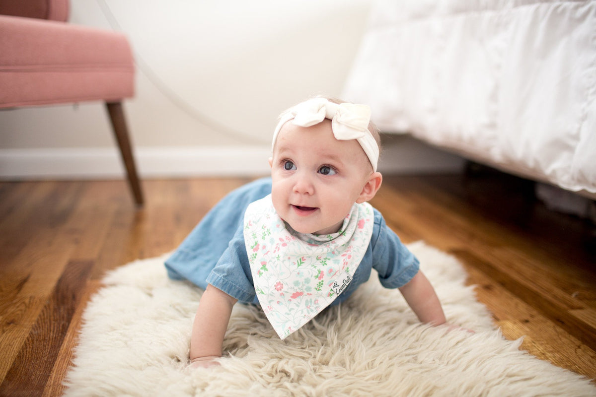 Baby Bandana Bibs - Claire - Copper Pearl - 11