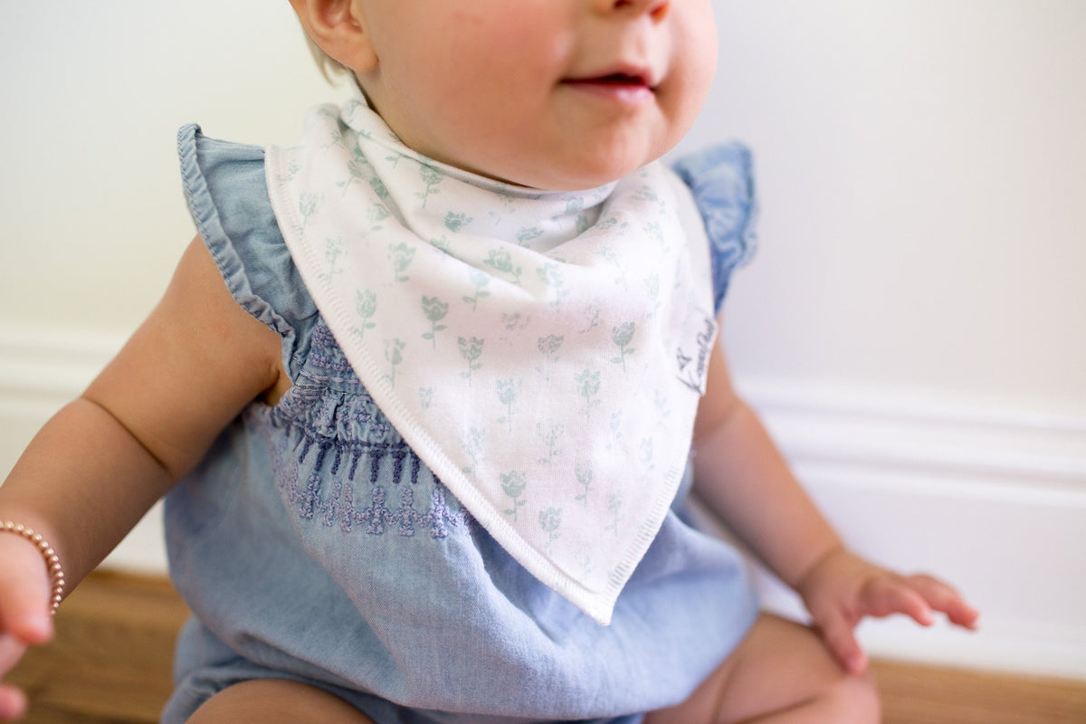 Baby Bandana Bibs - Claire - Copper Pearl - 5