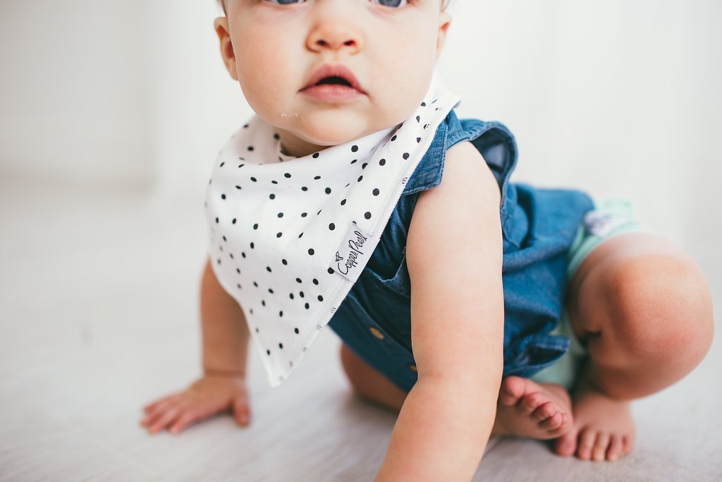 Baby Bandana Bibs - Willow - Copper Pearl - 4