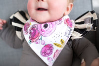 Copper Pearl Baby Bandana Bibs - Bloom