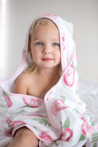 Muslin Hooded Towel - Grace - Copper Pearl - 3