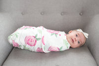 Copper Pearl Knit Swaddle Blanket - Grace