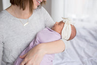 Copper Pearl Knit Swaddle Blanket - Lily