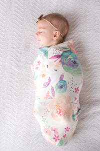 Copper Pearl Knit Swaddle Blanket - Bloom